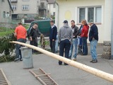 Stavění májky 2013